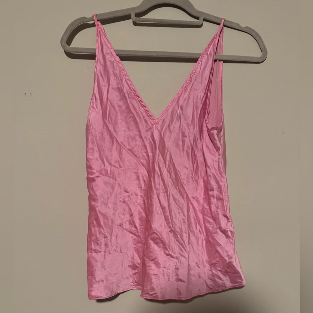 GUC J. Crew V-Neck Two Tone Pink Camisole